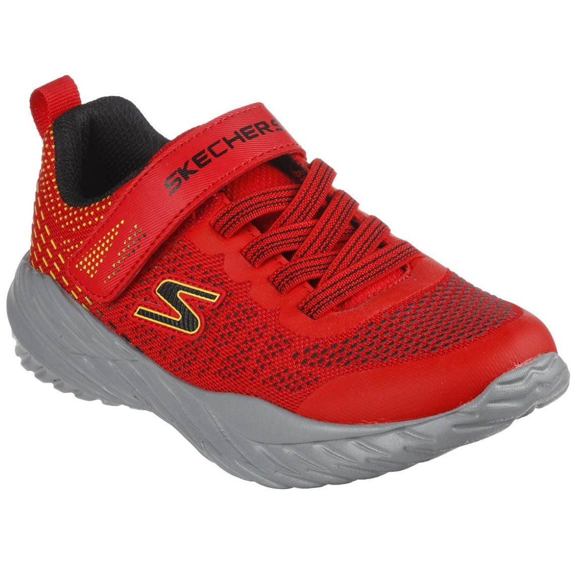Tenis con Velcro 17-22 Rojo Skechers para Niño