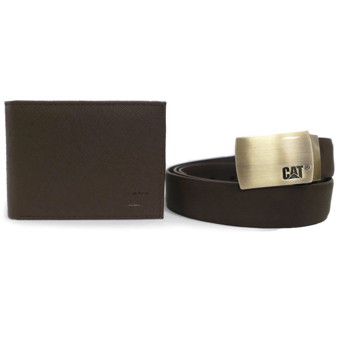 Set de Cartera Y Cinturón Cat para Hombre