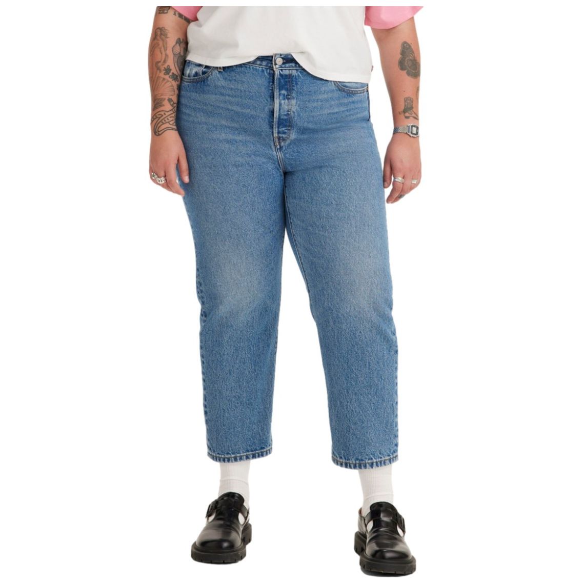 Levi's® 501® Original Cropped Jeans (Plus Size)