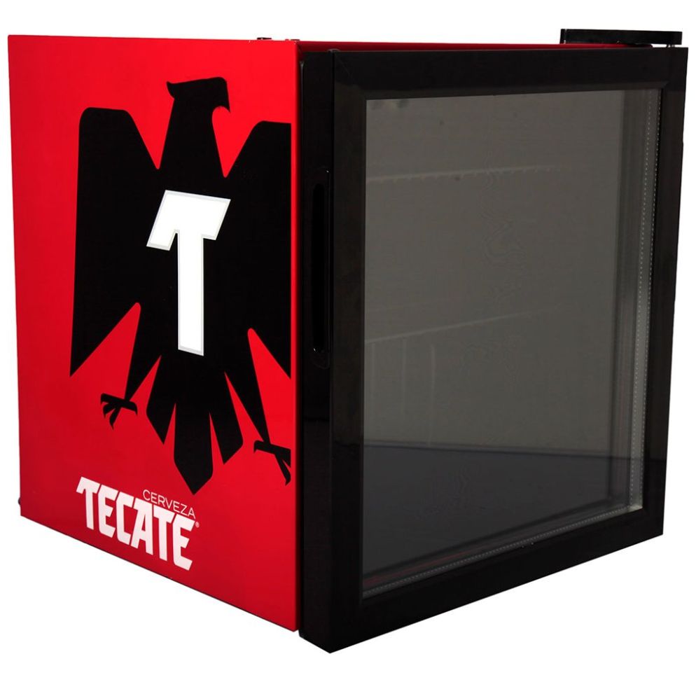 Frigobar Tecate de 1.6 Pies Cúbicos con Puerta de Cristal