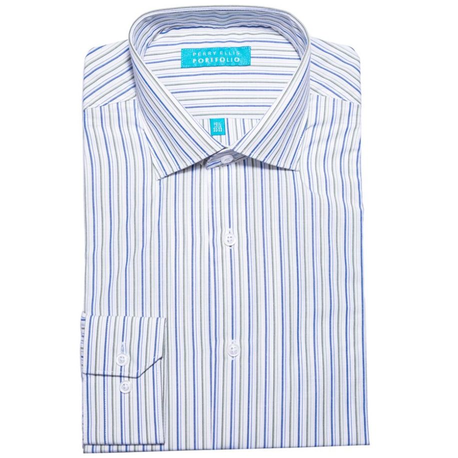 Camisa de Vestir Slim Fit para Hombre Perry Ellis