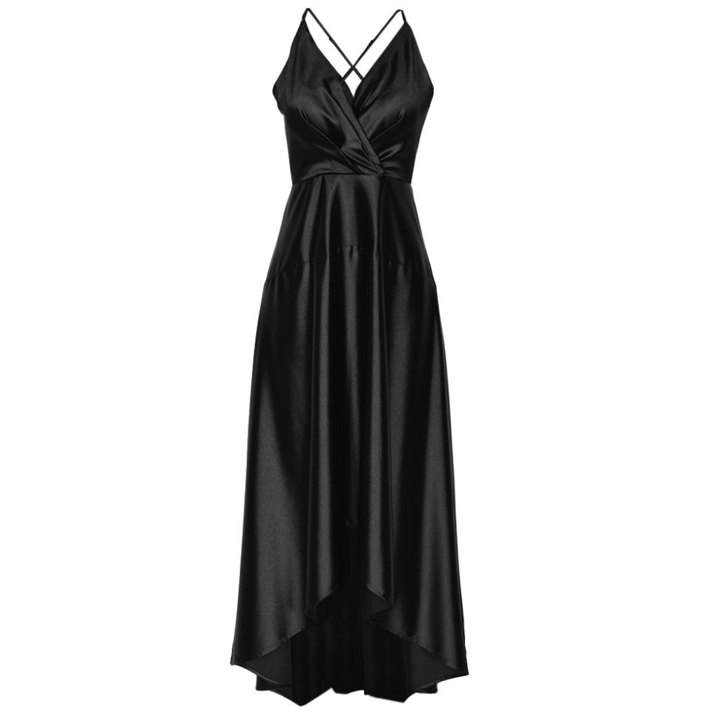 Vestido Largo de Fiesta con Frente Cruzado y Tirantes Cruzados Philosophy Jr Nights para Mujer