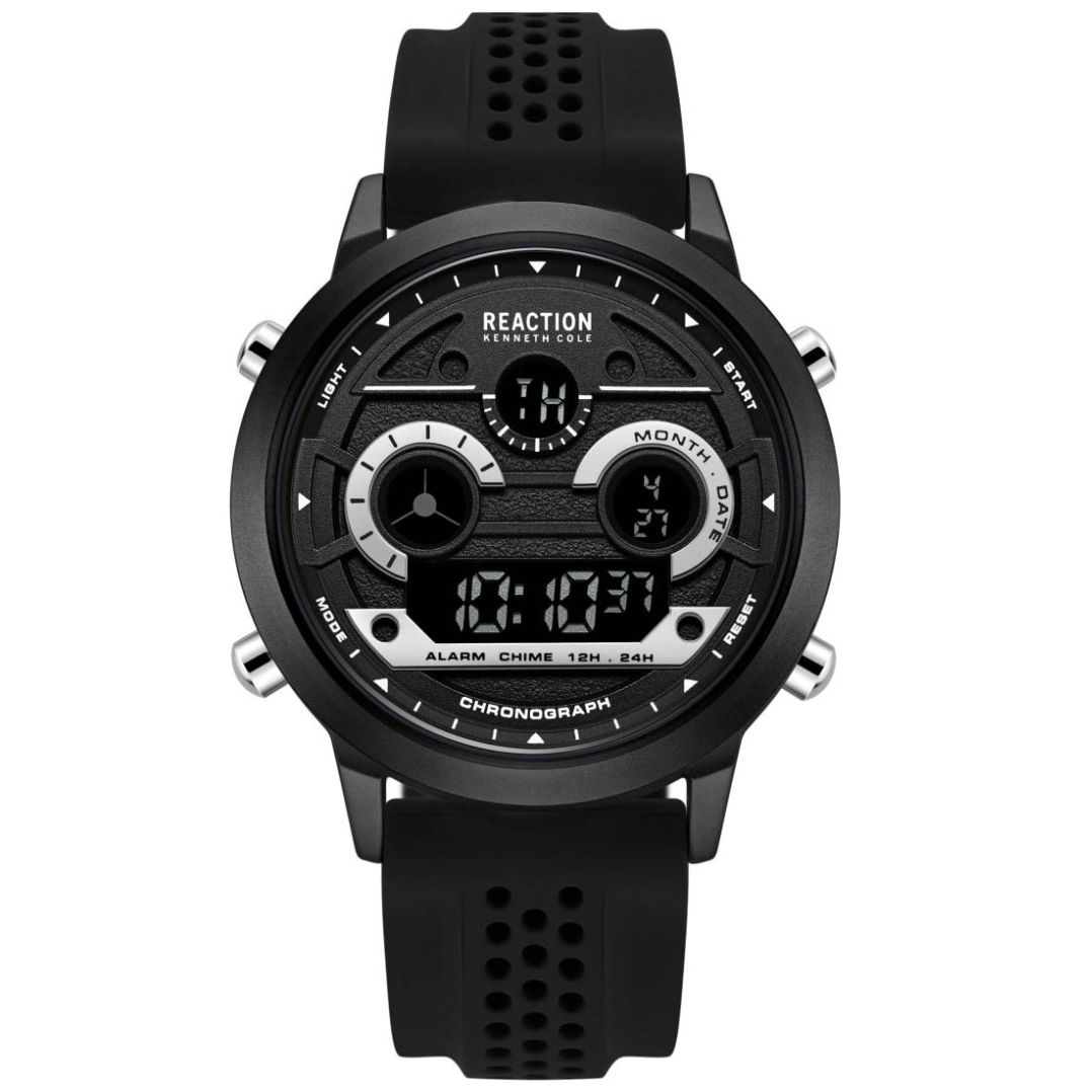 Watch Reloj Reaction Kenneth Cole Negro Reloj Para Hombre Kenneth
