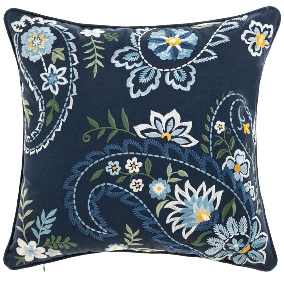 Cojín Paisley Denim Vintage Home