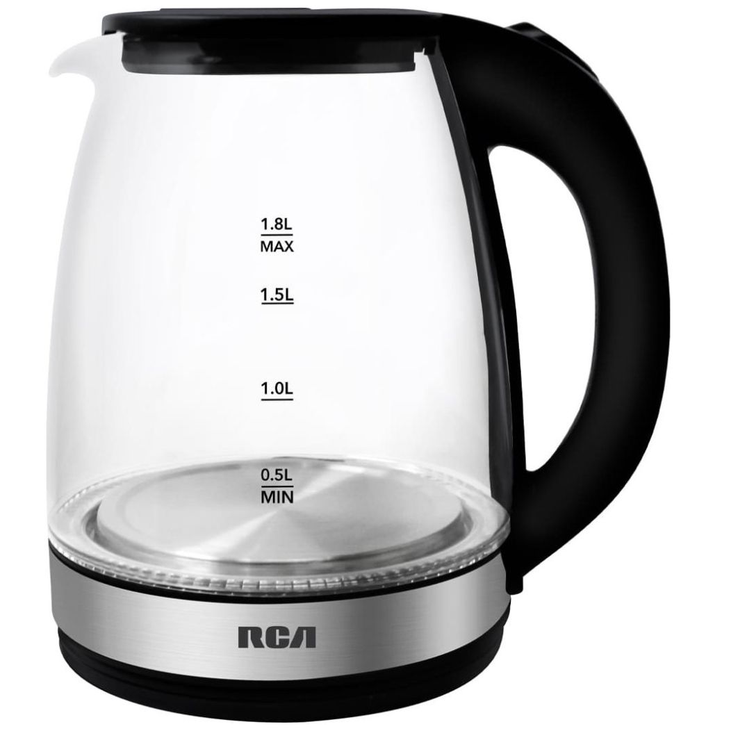 Tetera Negra de Vidrio Rca