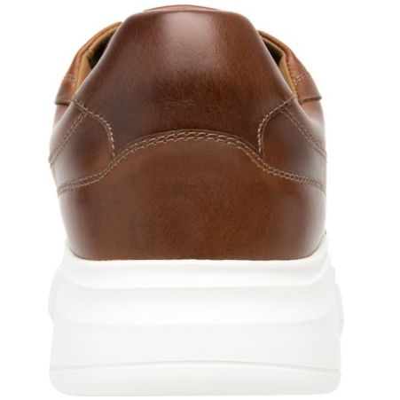 Tenis Café de Piel con Suela en Contraste para Caballero Quirelli