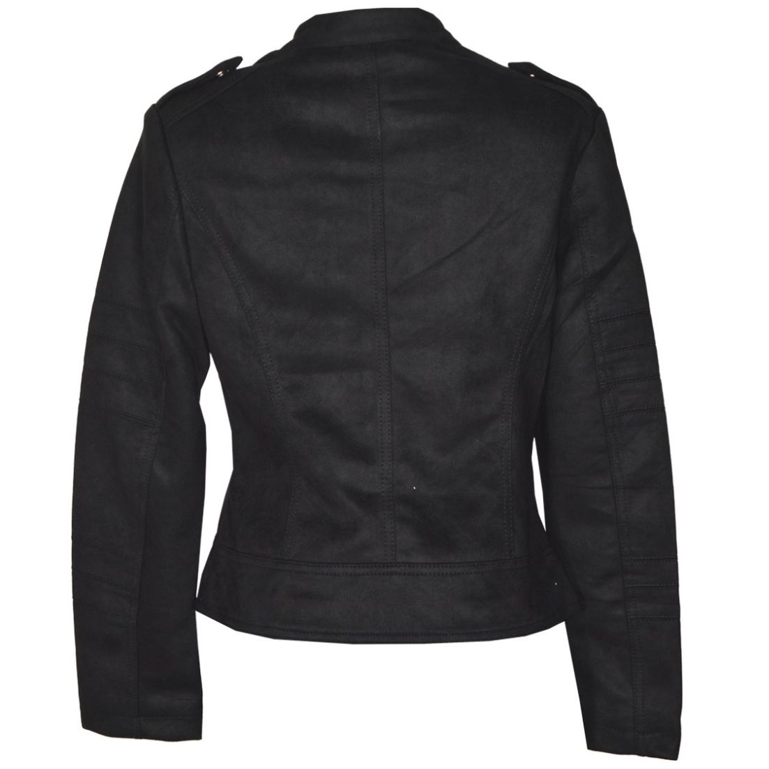 Chamarra Lisa para Mujer, con Broche en Cuello Davinchy