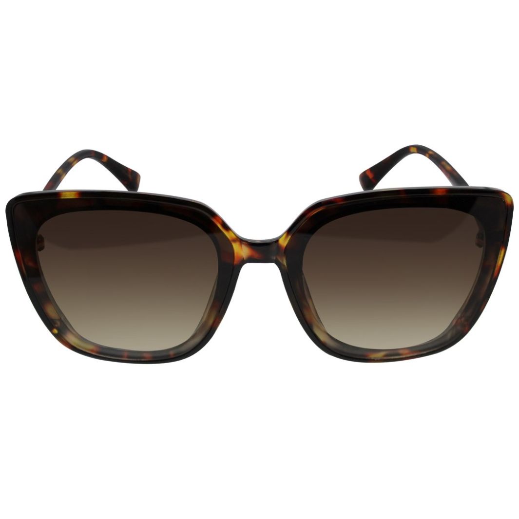 Lentes de So Cuadrados Pasta Carey Mica Café Emanuel Ungaro