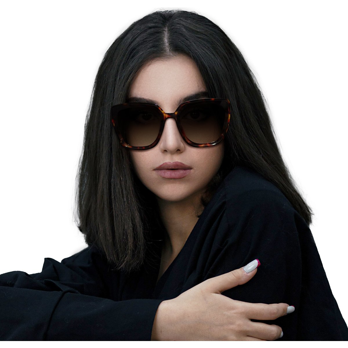 Lentes de So Cuadrados Pasta Carey Mica Café Emanuel Ungaro