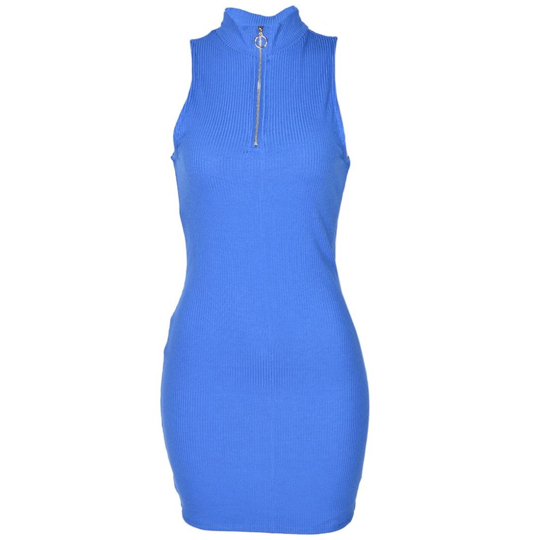 Vestido Corto para Mujer, Entallado, con Cremallera Philosophy Jr