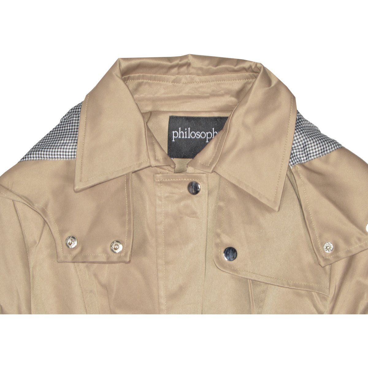 Gabardina para Mujer, con Broches y Cinturón Philosophy Jr
