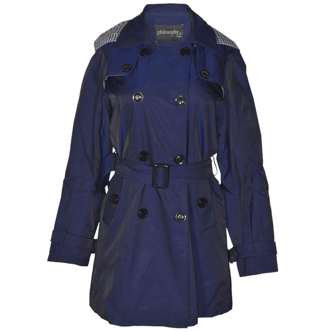 Gabardina para Mujer, con Botones y Cinturón Philosophy Jr