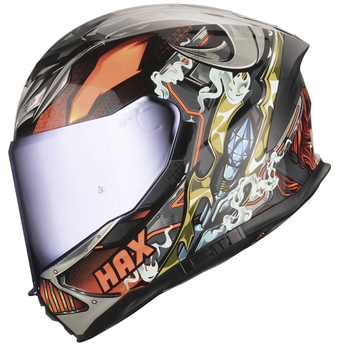 Casco para Moto Force Darkness Falls Brillante Hax