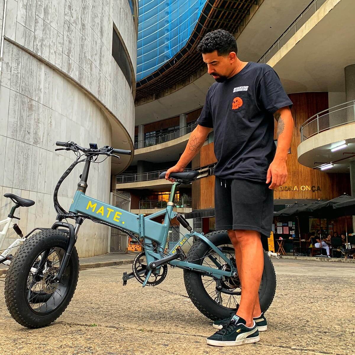 Bicicleta Eléctrica Mate X 17 Ah Jet Grey 750W