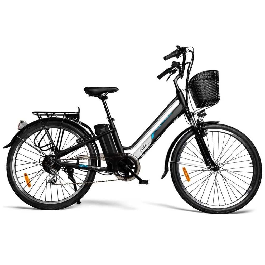 Bicicleta Eléctrica Praia Puka Black Blue 350W
