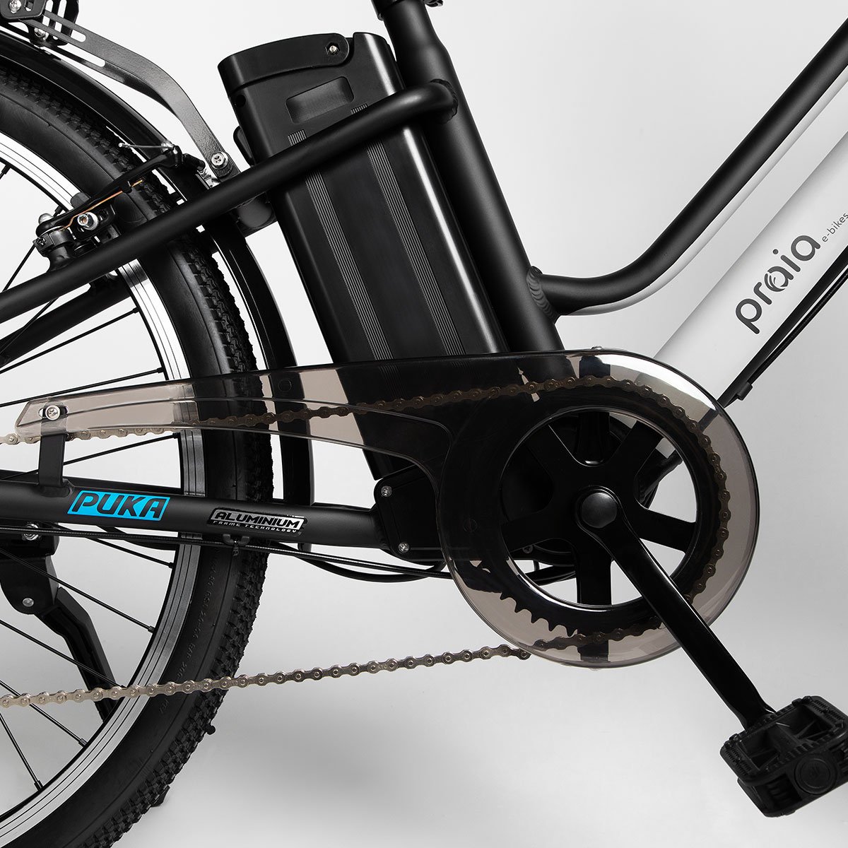 Bicicleta Eléctrica Praia Puka Black Blue 350W