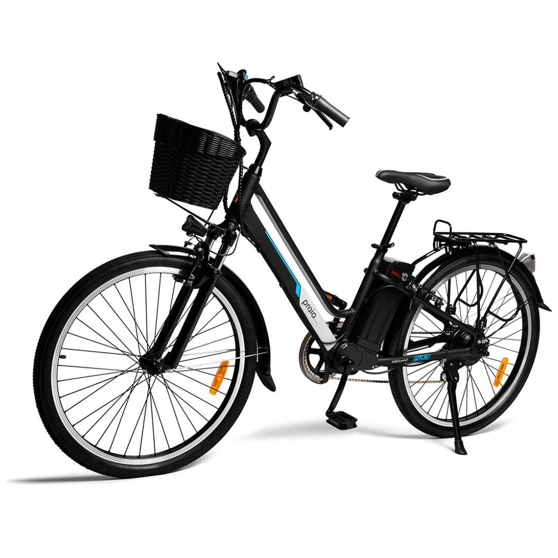 Bicicleta Eléctrica Praia Puka Black Blue 350W