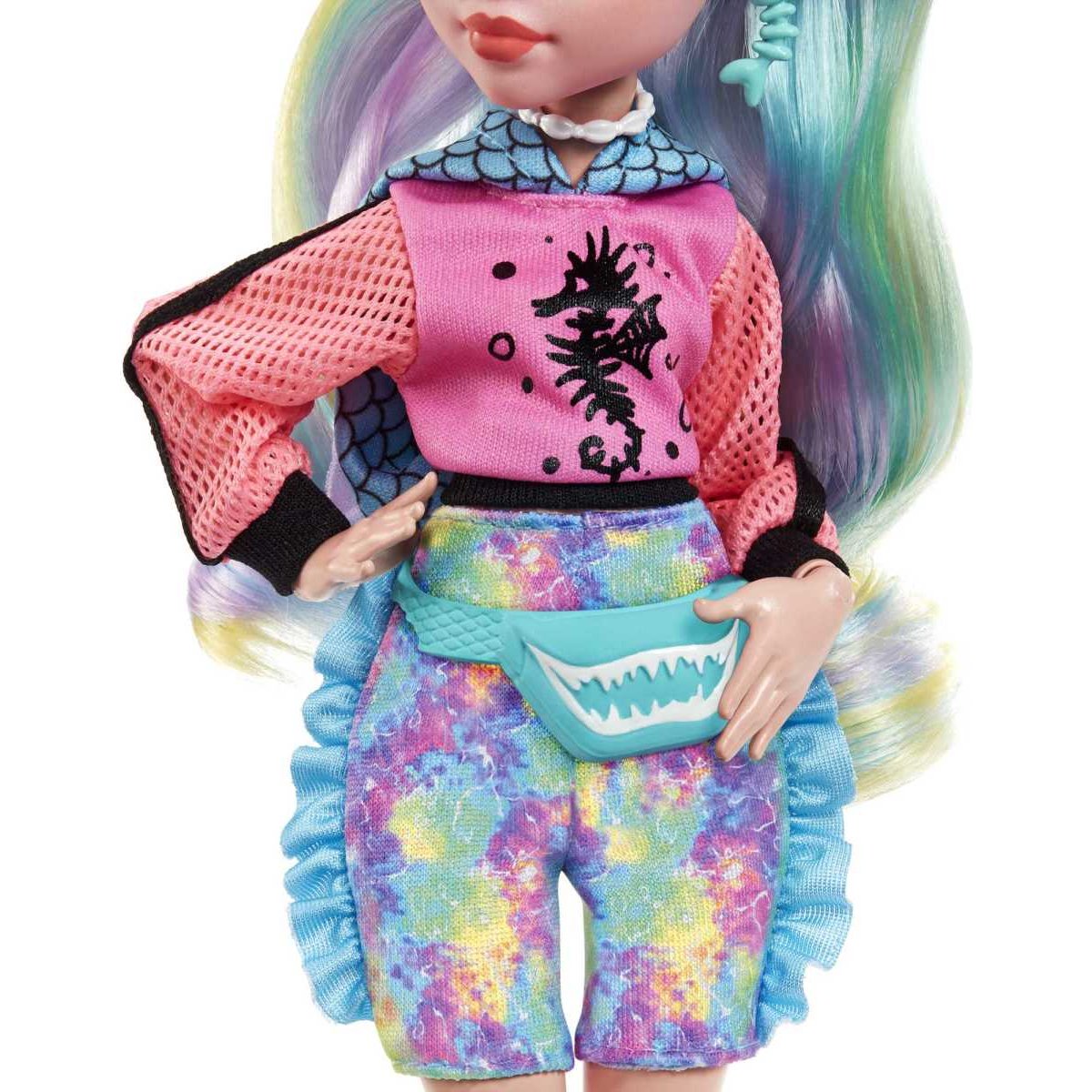 Monster High Muñeca Lagoona Moda con Accesorios