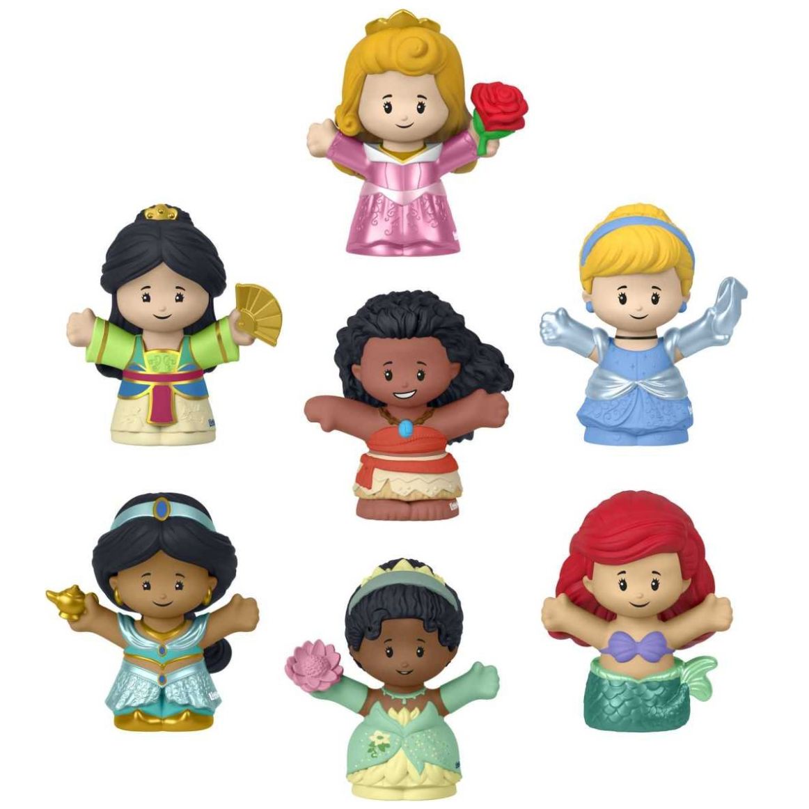 Fisher-Price Little People Figura de Juguete 7 Pk Princesas