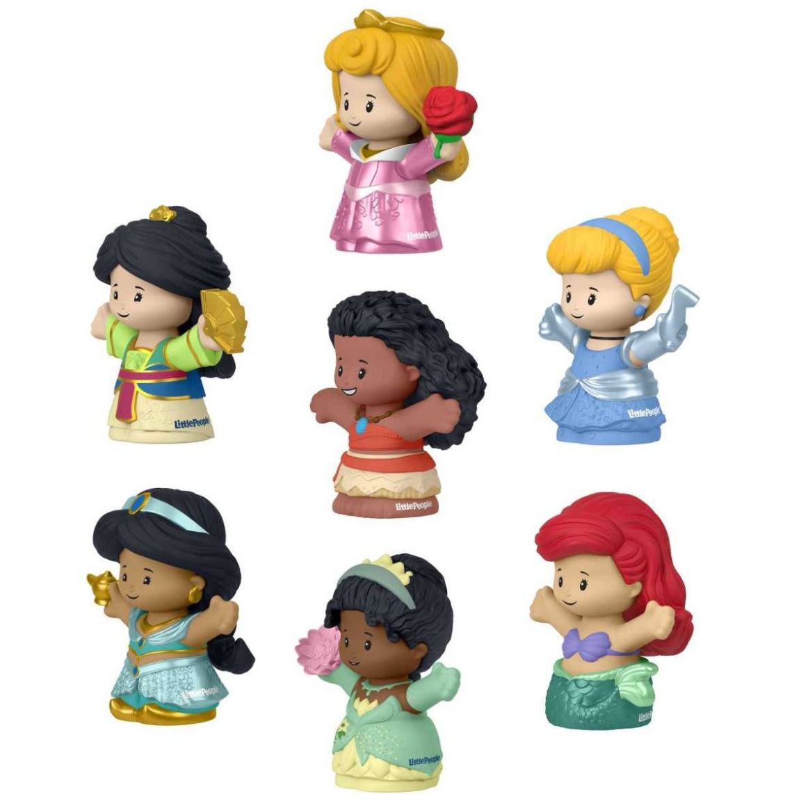 Fisher-Price Little People Figura de Juguete 7 Pk Princesas