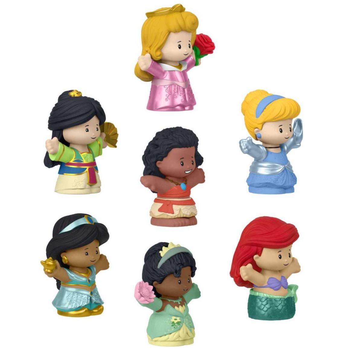 Fisher-Price Little People Figura de Juguete 7 Pk Princesas
