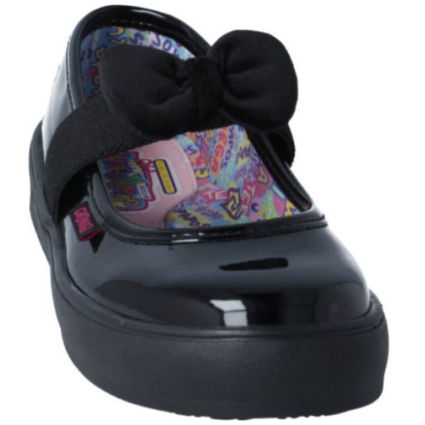 Zapato Escolar Charol 18-21 Negro Distroller para Niña