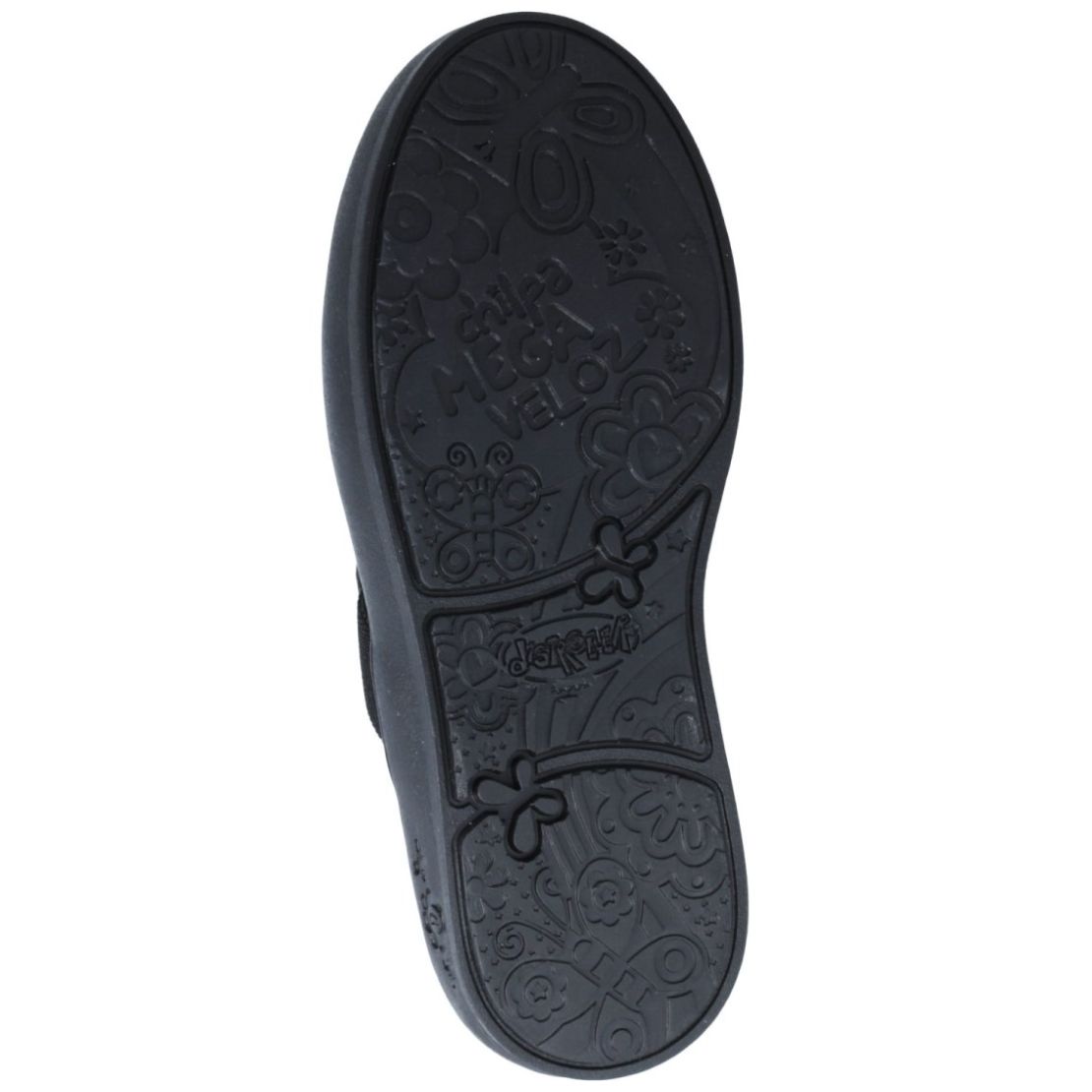 Zapato Escolar Charol 18-21 Negro Distroller para Niña