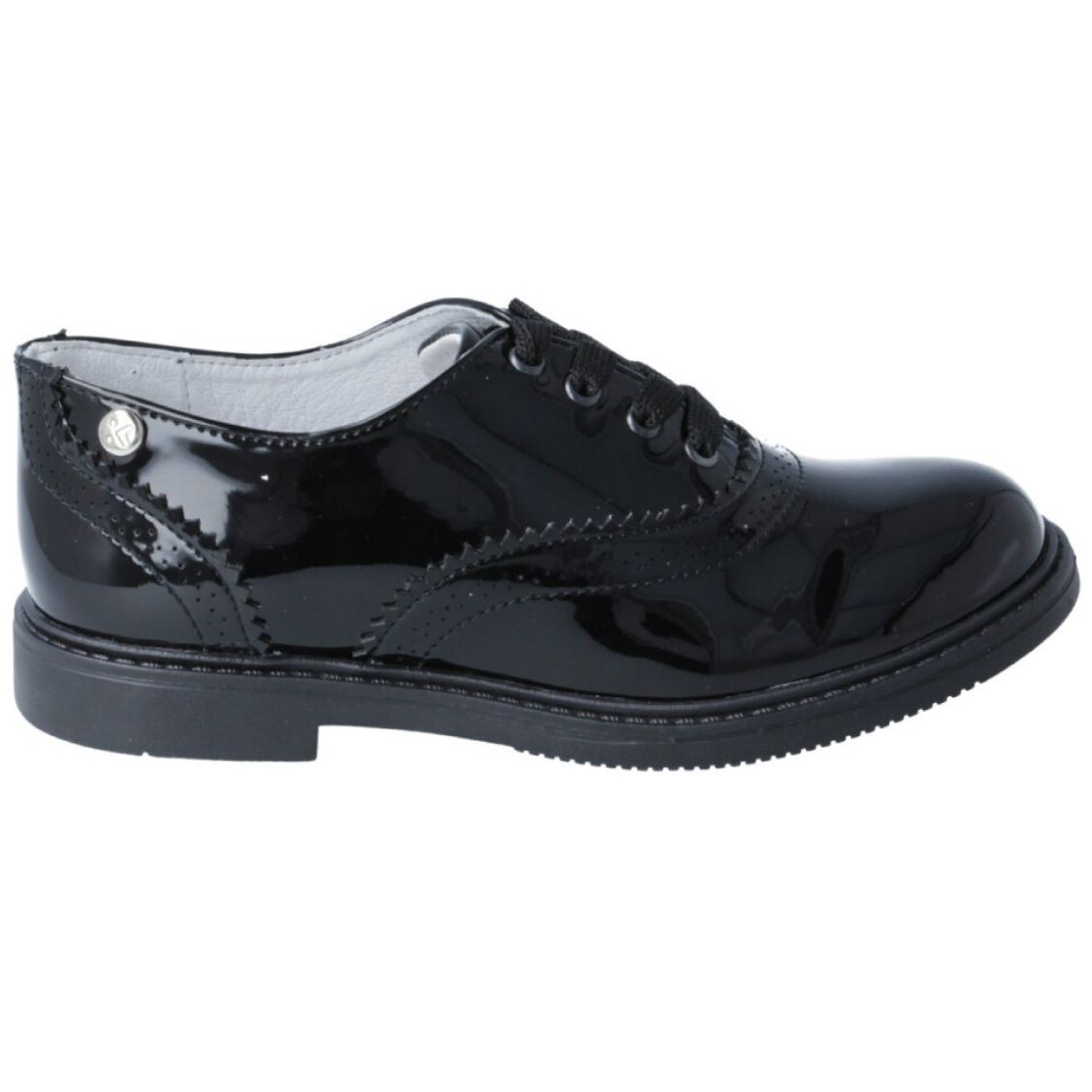Zapato Escolar Charol con Agujeta 18-21 Negro Karsten para Niña