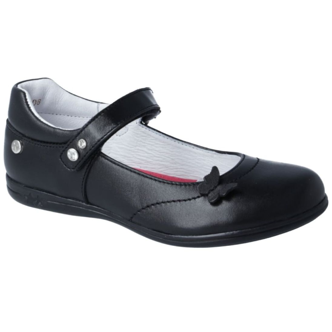 Zapato Escolar con Velcro 15-17 Negro Karsten para Niña