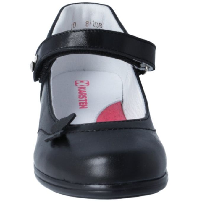 Zapato Escolar con Velcro 15-17 Negro Karsten para Niña
