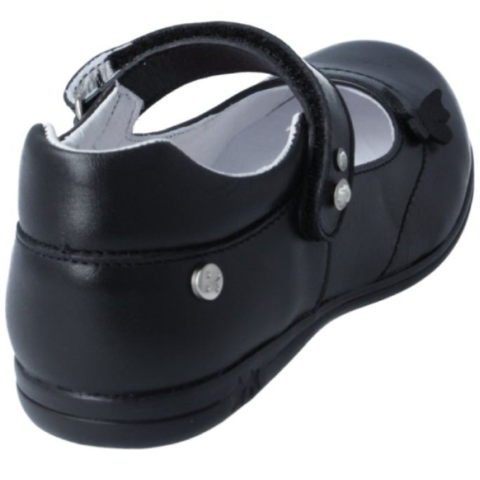 Zapato Escolar con Velcro 15-17 Negro Karsten para Niña