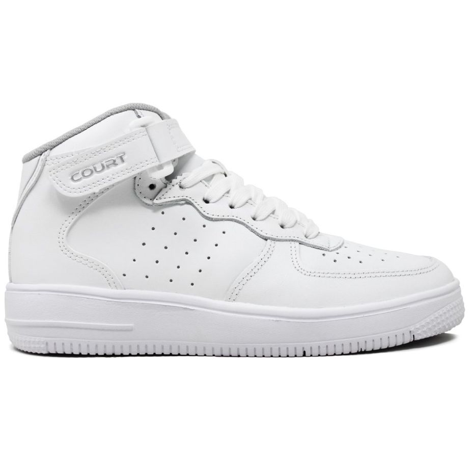 Tenis Escolar con Agujeta 18-21 Blanco Court para Niño