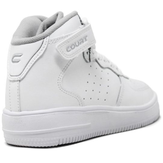 Tenis Escolar con Agujeta 18-21 Blanco Court para Niño