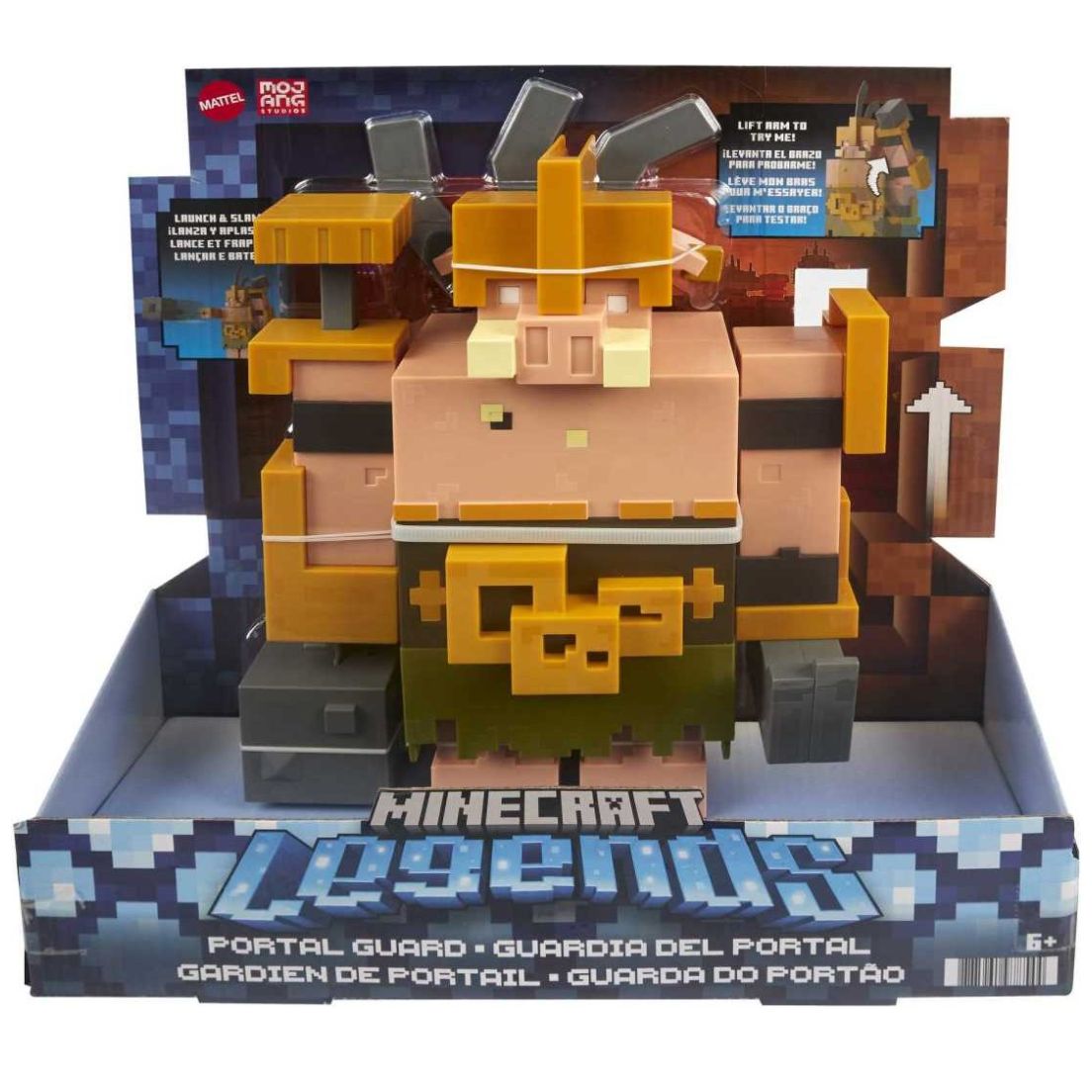 Minecraft Legends Figura de Acción Guardia Del Portal 10"