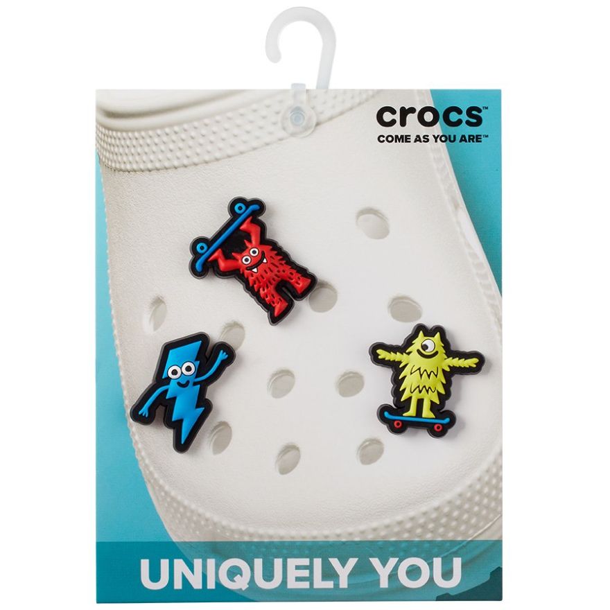 Kit Jibbitz Monsters 3 Pack Colores Crocs