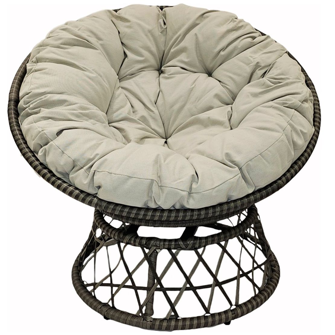 Papasan Metal Giratorio Vintage Home