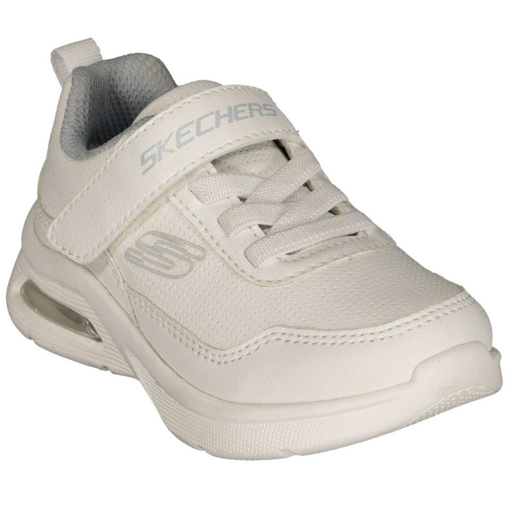 Tenis Escolar Velcro 12-16 Blanco Skechers para Niña