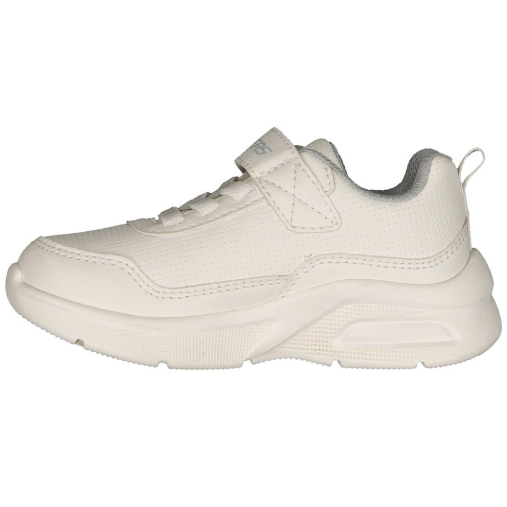 Tenis Escolar Velcro 12-16 Blanco Skechers para Niña