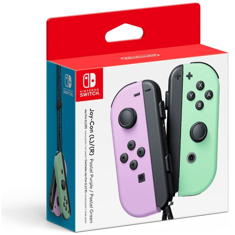 Nintendo Switch Joy con 2 Pack Pastel Purple/pastel Green