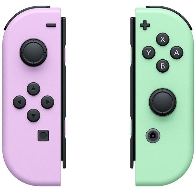 Nintendo Switch Joy con 2 Pack Pastel Purple/pastel Green