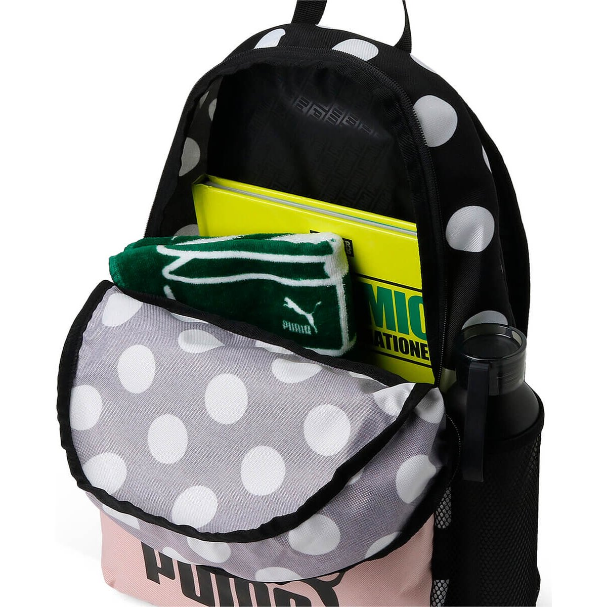 Mochila Negro con Rosa Gym Puma