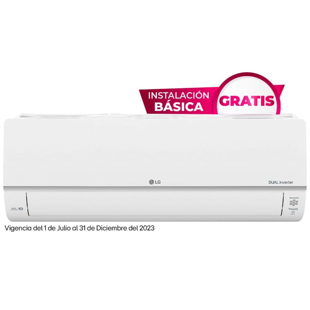 Aire Acondicionado LG Dualcool Inverter Plus 1 Tonelada Frío y Calor 220V-Vp122Hr
