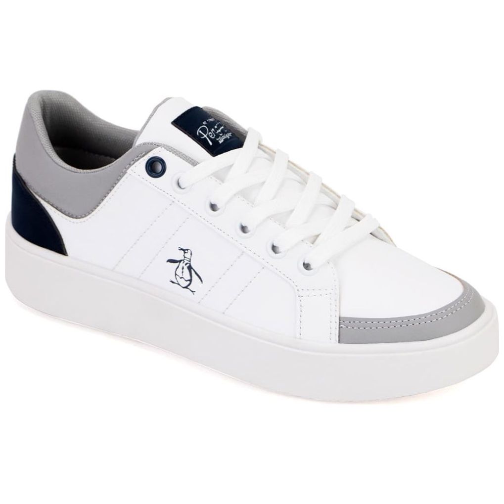 Tenis Casual con Detalles Blanco Original Penguin