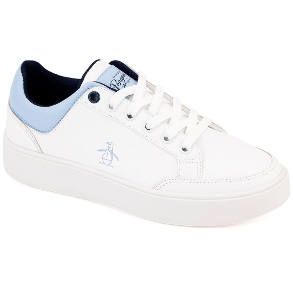 Tenis Choclo Casual con Detalles Blanco Original Penguin