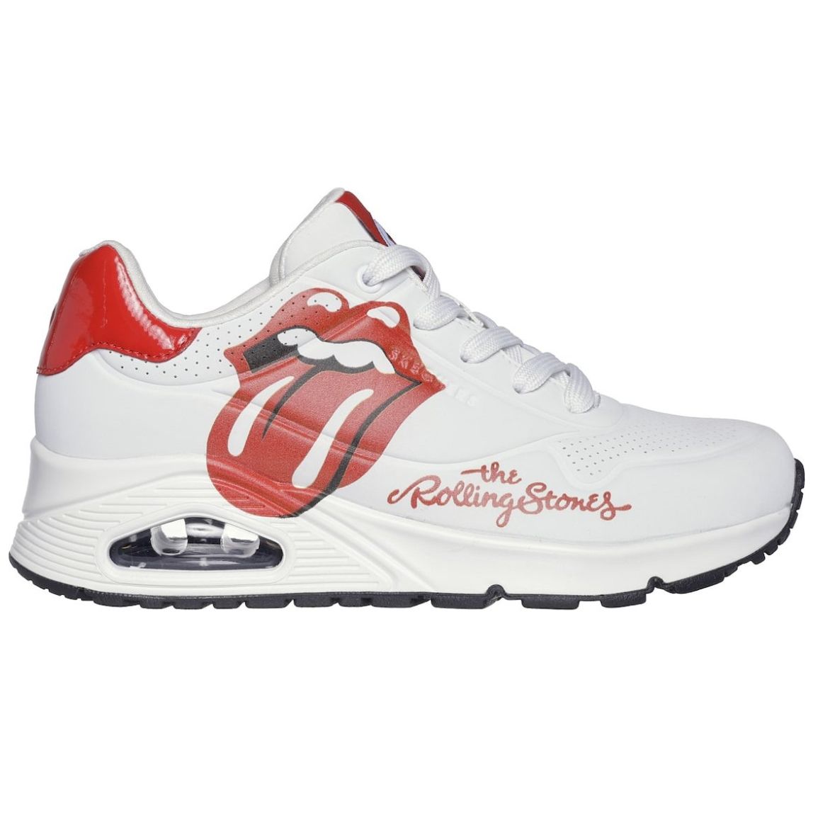 Tenis Casual Rolling Stones Blanco Skechers