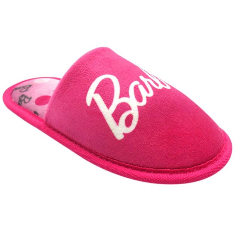 Pantufla Salto de Cama Ch Xg Rosa Barbie para Ni a