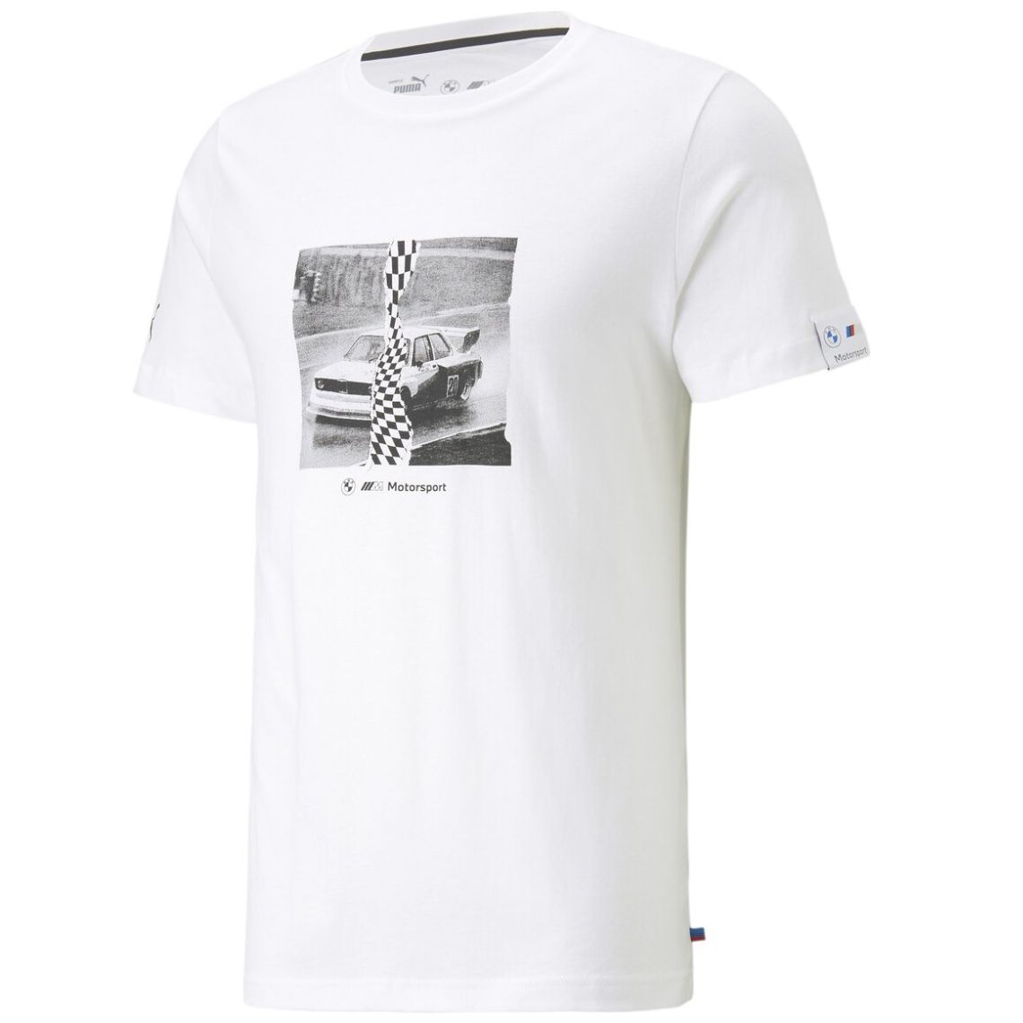 Playera Blanca Bmw Puma Car Graf para Hombre