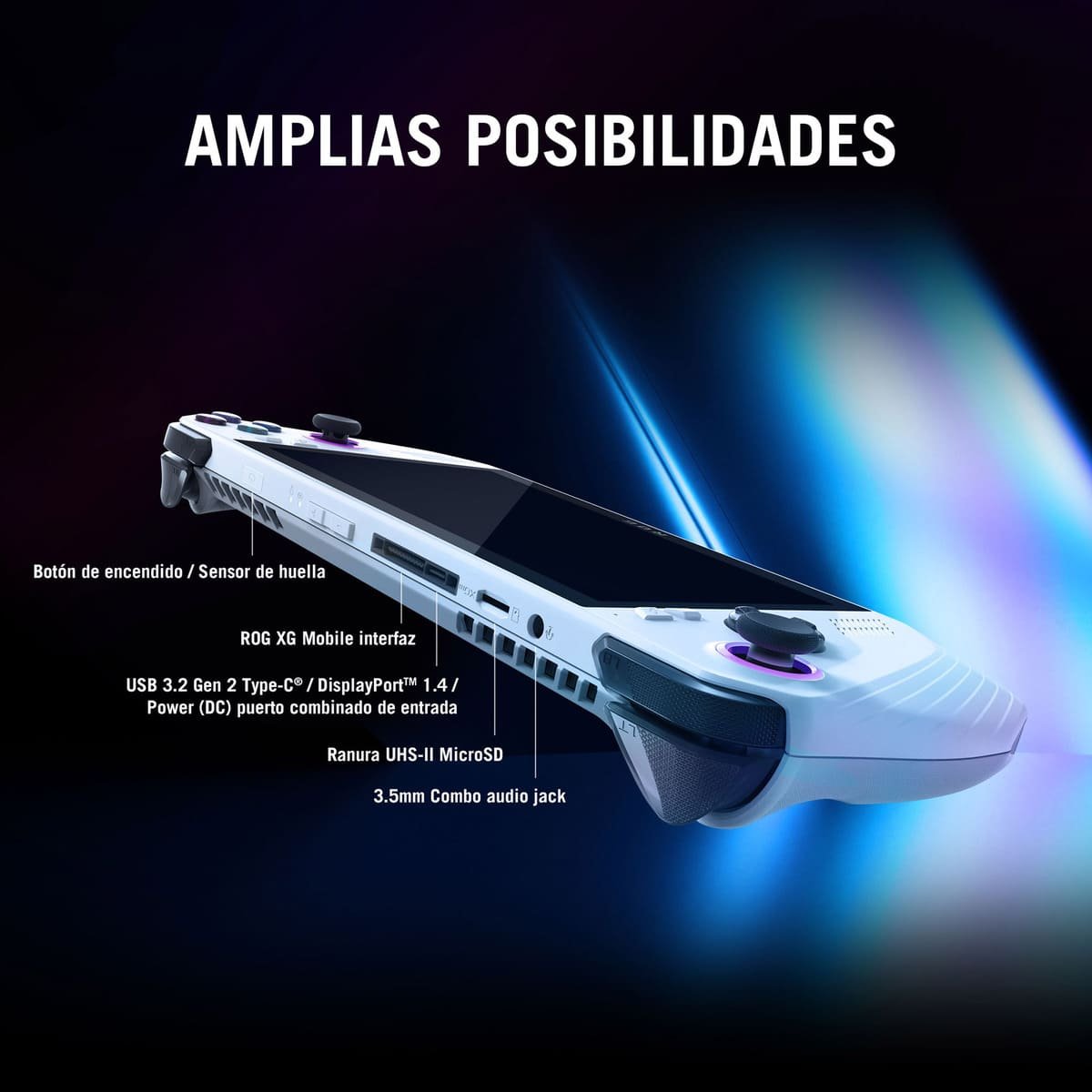 Consola Gamer Asus Rog Ally Rc71L-Nh001W R Z1 16 512