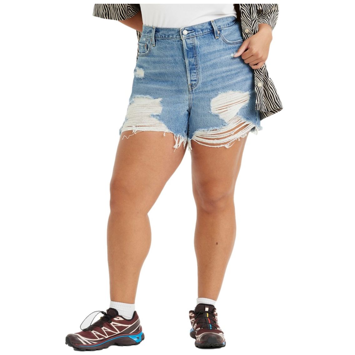 Levi's® 501® Short de Mezclilla Original High-Rise para Mujer Curvy