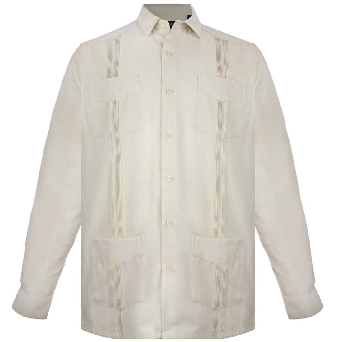 Guayabera manga sales larga